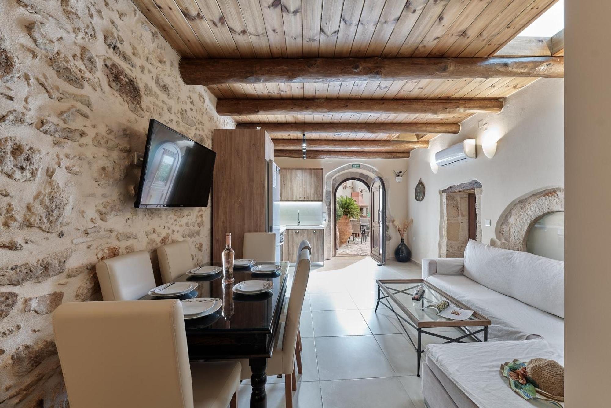 Stone Villa With Swimming Pool-Bbq! Melidhónion Exteriör bild
