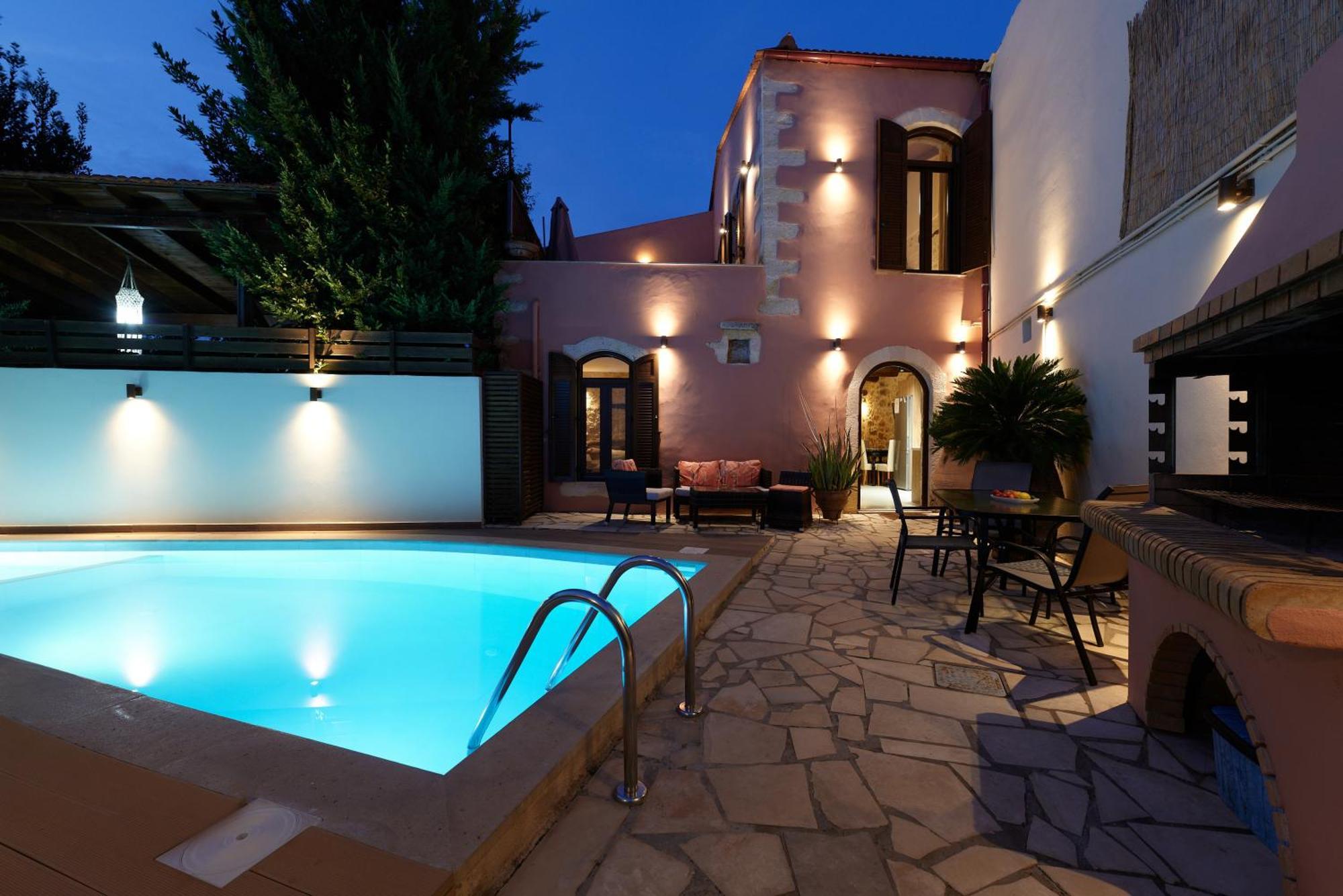 Stone Villa With Swimming Pool-Bbq! Melidhónion Exteriör bild